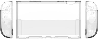Jumada's Transparante TPU Beschermhoes geschikt voor Nintendo Switch - Anti-Slip & Schokbestendig - Slanke Protective Case
