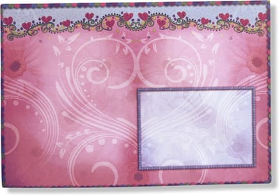 Cards & Crafts Luxe Gekleurde Enveloppen - 50 stuks - Roze / hart - B6 175X120 mm - 120grms