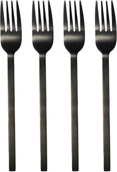 Leeff - Vorkjes 'Charlot' (Set van 4, Zwart)