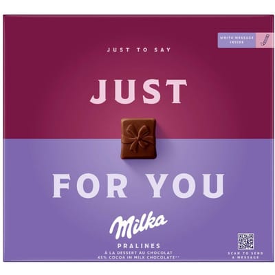 Chocolats au Lait Milka avec Garniture Cacao 110 g