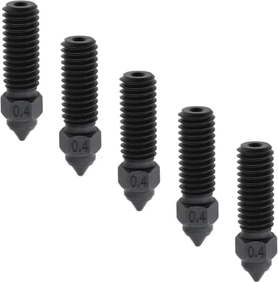 3D printer reserveonderdelen - 3D Printer Nozzles - 5-delige Hotend Kit voor 3D Printer Extruder, 0,4mm, Geschikt voor diverse modellen