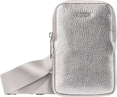 JOOP! Leren Telefoontasje Splendere Bianca Phonecase Gun Zilverkleurig