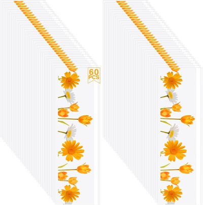 Dailygoods- Vliegenvanger - 60 Vliegenstickervallen - Kleefband - Raamvliegenvallen - Onschadelijk en veilig - Transparant design - Vliegenval