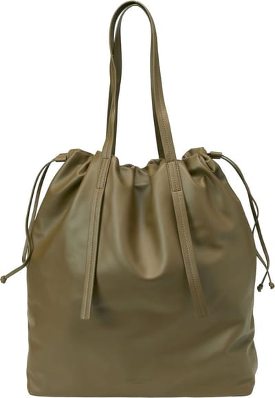 Marc O'Polo Schoudertas Shopper Forest Floor Olijfgroen