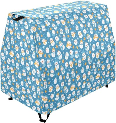 Watertafel Cover - Speeltafelhoes Outdoor - Bescherming Tuinmeubels - Anti-UV Waterdicht - 41x25x33 Inch - Blauw Sneeuwpop