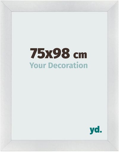 Your Decoration - Fotolijst 75x98 cm - MDF - Zilver Mat - Pisa