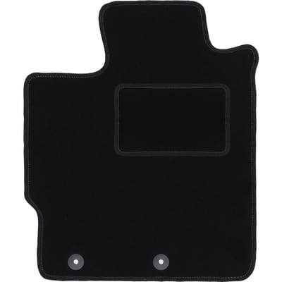 Bestuurdersmat zwart voor: Toyota Yaris III benzine (2011-2019)