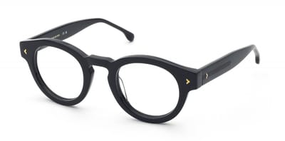 Lozza VL4375 Nero lucido 47/25/145 MAN Brilmonturen