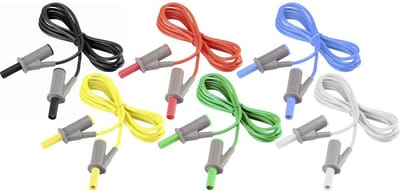 VOLTCRAFT MSB-501 Meetsnoerenset [Banaanstekker 4 mm - Banaanstekker 4 mm] 2.00 m 12 stuk(s)