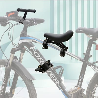 Kinder Fietsstoeltje - Voorzitje Kind - Samen Fietsen - Eenvoudige Montage - 32x25x11 cm - Zwart