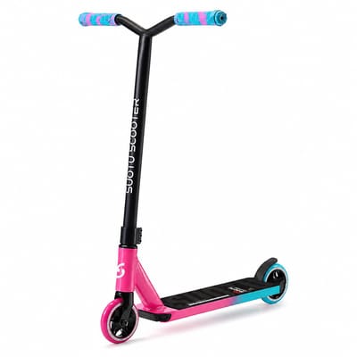Suotu Stuntstep - Kinderstep - Maximale 78cm - Step 8+ Jaar - Stuntstep Jongens en meisjes - Aluminium - Roze/Groen/Zwart