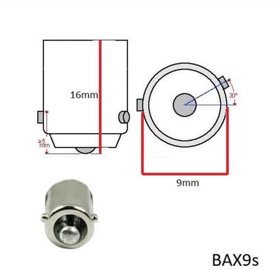 Bax9s 12V 6W Vicma-lamp voor motorfiets, scooter, auto, knipperlicht, nieuw