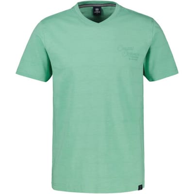 Lerros - T-shirt - Heren - XXL - 621 Groen WATER - Katoen - 2633121