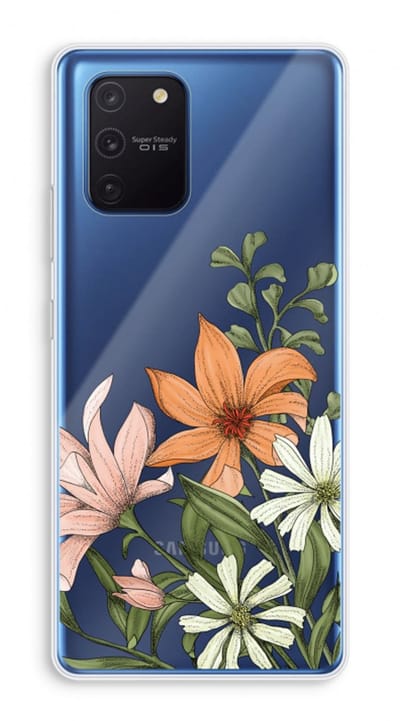 Case Company® - Hoesje geschikt voor Samsung Galaxy Note 10 Lite hoesje - Floral bouquet - Soft Cover Telefoonhoesje - Bescherming aan alle Kanten en Schermrand