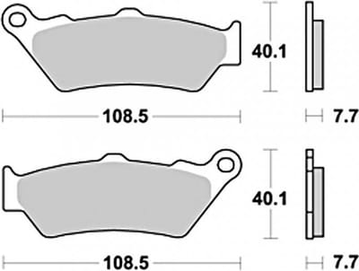 Plaquette de frein Perftec pour Moto Harley Davidson 500 Xg Street 2016 à 2019 AV Neuf