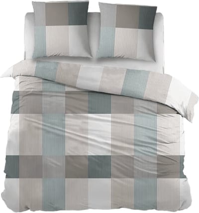 Sleepnight Dekbedovertrek Katoen Rudolf Green - 200 x 200/220 cm + 2 kussenslopen - [Groen]
