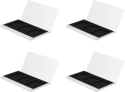 Geheugenkaarthouders - SD kaarten - Veilig opbergen - Aluminium frame - 4 stuks - Willekeurige kleur