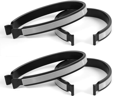 Dailygoods- Fietsbroekclips Universele - Reflecterende Tape - Lichtgewicht - Veiligheidsenkelbanden - Duurzaam - Accessoires voor Heren/Dames - Reflector