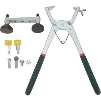 Pince de Réparation de Bosses de Voiture Haute Efficacité Universelle Professionnelle Outil de Réparation de Bord d'Aile pour Capot Porte gray