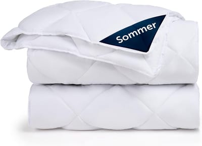 Blumtal Summer Blanket 155 x 220 cm - OEKO-TEX Certified Summer Duvet - Light Summer Duvet Soft - Summer Duvet 155 x 220
