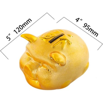 Keramisch Varken Spaarpot Gouden Varken Figuur Munt Opbergdoos Geldspaarcontainer Bureau Ornament Huisdecoratie Kinderen Cadeau