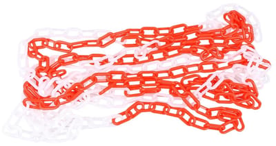 WiseGoods Premium Veiligheidsketting – Afzetketting Rood / Wit – Kunststof – 3.5 x 600cm - Signaalketting Voor Binnen En Buiten