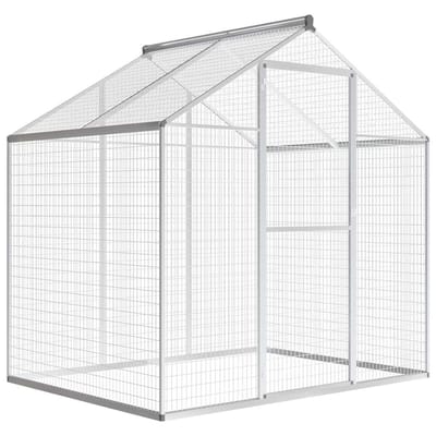 vidaXL - Volière - 178x122x194 - cm - aluminium