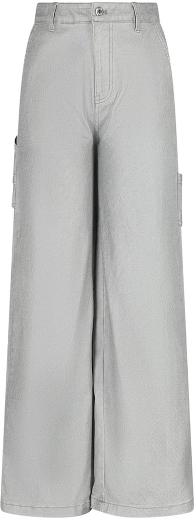 NoBell' - Suca Carpenter Grey Denim with foil coating - Warm Grey - Maat 152