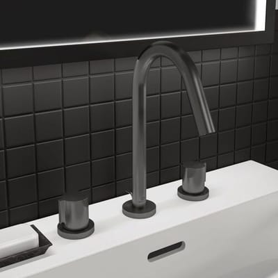 Ideal Standard 3-hole basin mixer with drain BC783A5
