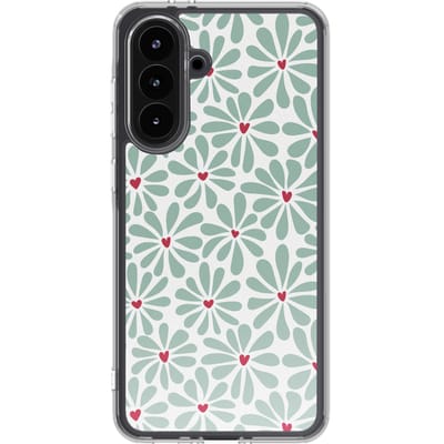 imoshion Hoesje - Geschikt voor Samsung Galaxy A36 - Design hoesje - Bloom Love Sage Green
