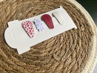 Antislip haarspeldjes Lotte - haarspeldjes- haarspeldjes voor meisjes - haaraccessoires - haarspeldjes - haarknipjes baby - kinderknipjes - aardbei knipjes babyknipjes - kinder accessoires