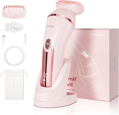 3-in-1 draadloos oplaadbaar scheerapparaat voor vrouwen - elektrische trimmer - pijnloze epilator - nat en droog gebruik - voor armbenen scheerapparaat vrouw
