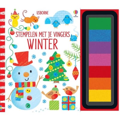 Stempelen Met Je Vingers Winter - Stempelen Met Je Vingers