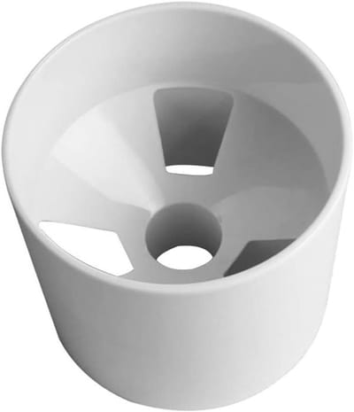 Hole Cup voor Golfoefening met Witte ABS Beschermer en Groene Vlag - Robuust en Duurzaam - Trainingsaccessoires voor Golf Practice