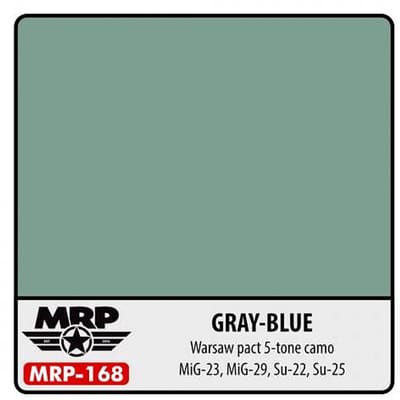 Mr. Paint MRP-168 - Grey Blue – 30 ml verf voor Airbrush & Detailwerk