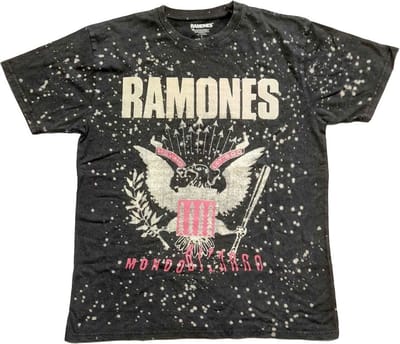 Ramones - Eagle Heren T-shirt - S - Zwart