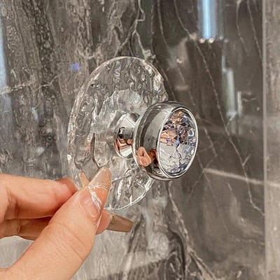 Acryl Badkamer Transparante Haak Muur Kleerhanger Deurklink Handdoek Sleutel Sieraden Opberghaak Keuken Accessoires 1pcs