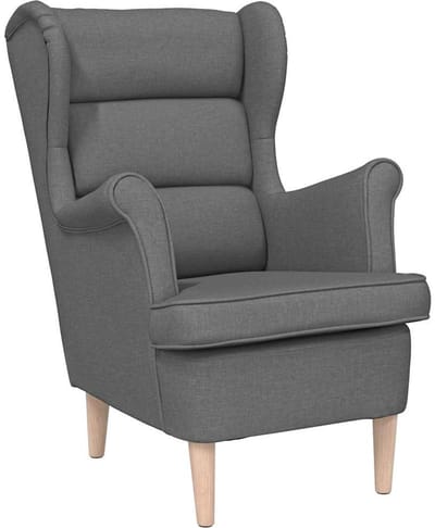 Fauteuil - Relaxstoel - Relaxfauteuil - Stoel - Met armleuning - Voor één Persoon - Donkergrijs
