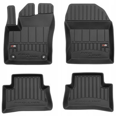 Frogum 3D Rubberen Vloermatten Set – Geschikt voor TOYOTA C-HR II vanaf 2023 – 4-delig – TPE Premium Kwaliteit – Extra Hoge Rand 6 cm – Geurloos – Zwart