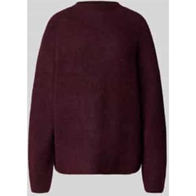 Relaxed fit gebreide pullover van wolmix, model 'SIA'