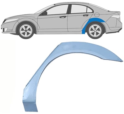 Reparatiepaneel achterspatbord voor Honda Accord 2008-2016 / Links