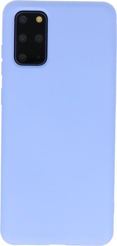 Hoesje Geschikt voor de Samsung Galaxy S20 Plus - Fashion Color Backcover Telefoonhoesje - Paars