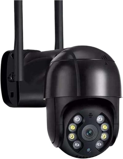 Beveiligingscamera Buiten - IP Camera - Huis Bewaken - AI Mens Detectie - 8MP 4K Resolutie - Zwart