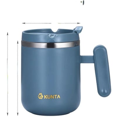 Espresso Koffiekopjes Roestvrij Staal Vacuüm Thermische Beker Thuis Kantoor Bier Water Mok met Deksel Reizen Draagbaar Drinkgerei 450ML