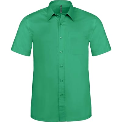 Herenoverhemd 'Ace' korte mouwen merk Kariban Forest Green maat XXL