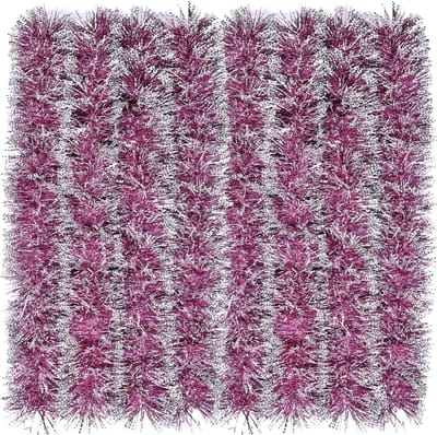 Dailygoody - kerst klatergoud slinger - glanzende slinger voor kerstdecoratie - lichtroze - feestelijke hangdecoraties voor binnen en buiten - ideaal