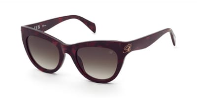Blumarine SBM904 Bordeaux madreperla/rosso 52/21/140 WOMAN Zonnebrillen