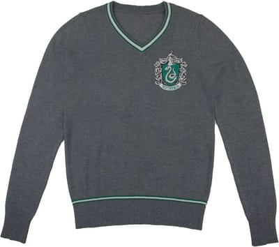 Harry Potter Gebreide trui -XS- Slytherin Grijs