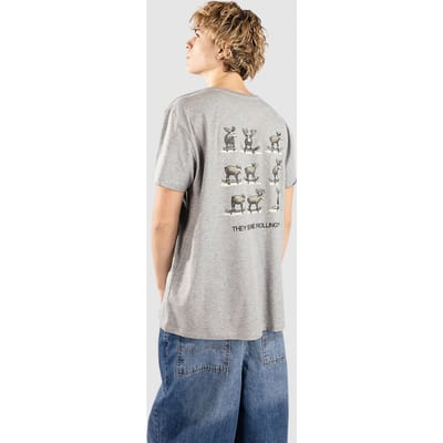 Fat Moose Rolling T-Shirt grijs