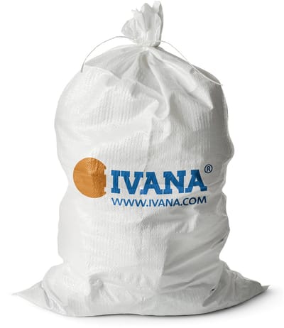 Ivana Puinzak - Afvalzak - Geweven - 75x120cm - 90ltr - 10 Stuks